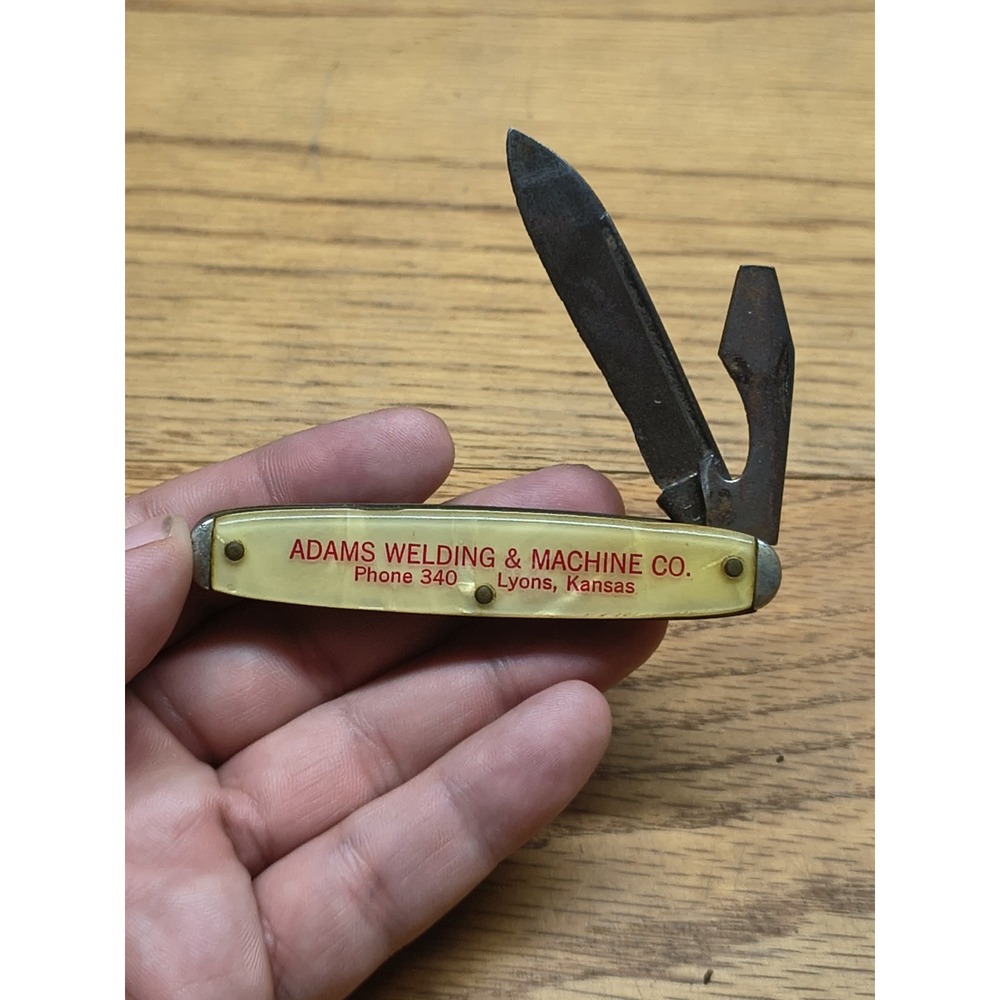 Vintage Advertising 2 Blade Pen Knife LIPIC Brand Co. USA